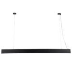 GLOBOSTAR® FELIX 61028-P Μοντέρνο Γραμμικό Κρεμαστό Φωτιστικό Οροφής LED 54W 6500lm 120° AC 220-240V IP20 Ρυθμιζόμενο Λευκό CCT με Χειριστήριο από 2700K έως 6000K Dimmable - Lumileds SMD Chip - Μαύρο Ματ - Μ120 x Π3.5 x Υ7cm - 3 Χρόνια Εγγύηση - Image 5