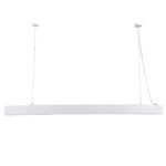 GLOBOSTAR® ORION 61031-P Μοντέρνο Γραμμικό Κρεμαστό Φωτιστικό Οροφής LED 72W 8600lm 120° AC 220-240V IP20 Ρυθμιζόμενο Λευκό CCT με Χειριστήριο από 2700K έως 6000K Dimmable - Lumileds SMD Chip - Λευκό Ματ - Μ120 x Π5.5 x Υ7cm - 3 Χρόνια Εγγύηση - Image 5