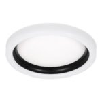 GLOBOSTAR® ARIANA 61034 Μοντέρνο Φωτιστικό Οροφής LED 55W 6376lm 120° AC 220-240V IP20 Ρυθμιζόμενο Λευκό CCT με Χειριστήριο από 2700K έως 6000K Dimmable - Lumileds SMD Chip - Λευκό Ματ & Μαύρο Ματ - Μ48 x Π48 x Υ9cm - 3 Χρόνια Εγγύηση - Image 3