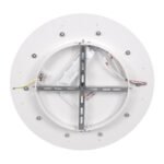 GLOBOSTAR® ARIANA 61034 Μοντέρνο Φωτιστικό Οροφής LED 55W 6376lm 120° AC 220-240V IP20 Ρυθμιζόμενο Λευκό CCT με Χειριστήριο από 2700K έως 6000K Dimmable - Lumileds SMD Chip - Λευκό Ματ & Μαύρο Ματ - Μ48 x Π48 x Υ9cm - 3 Χρόνια Εγγύηση - Image 7