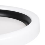 GLOBOSTAR® ARIANA 61034 Μοντέρνο Φωτιστικό Οροφής LED 55W 6376lm 120° AC 220-240V IP20 Ρυθμιζόμενο Λευκό CCT με Χειριστήριο από 2700K έως 6000K Dimmable - Lumileds SMD Chip - Λευκό Ματ & Μαύρο Ματ - Μ48 x Π48 x Υ9cm - 3 Χρόνια Εγγύηση - Image 8