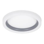 GLOBOSTAR® ARIANA 61036 Μοντέρνο Φωτιστικό Οροφής LED 55W 6376lm 120° AC 220-240V IP20 Ρυθμιζόμενο Λευκό CCT με Χειριστήριο από 2700K έως 6000K Dimmable - Lumileds SMD Chip - Γκρι - Μ48 x Π48 x Υ9cm - 3 Χρόνια Εγγύηση - Image 3