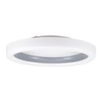 GLOBOSTAR® ARIANA 61036 Μοντέρνο Φωτιστικό Οροφής LED 55W 6376lm 120° AC 220-240V IP20 Ρυθμιζόμενο Λευκό CCT με Χειριστήριο από 2700K έως 6000K Dimmable - Lumileds SMD Chip - Γκρι - Μ48 x Π48 x Υ9cm - 3 Χρόνια Εγγύηση - Image 4