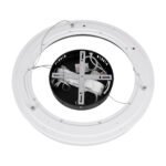 GLOBOSTAR® ARIANA 61037 Μοντέρνο Κρεμαστό Φωτιστικό Οροφής LED 55W 6376lm 120° AC 220-240V IP20 Ρυθμιζόμενο Λευκό CCT με Χειριστήριο από 2700K έως 6000K Dimmable - Lumileds SMD Chip - Μαυρό Ματ - Μ48 x Π48 x Υ6.5cm - 3 Χρόνια Εγγύηση - Image 8