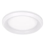 GLOBOSTAR® MELINA 61041 Μοντέρνο Φωτιστικό Οροφής LED 55W 6376lm 120° AC 220-240V IP20 Ρυθμιζόμενο Λευκό CCT με Χειριστήριο από 2700K έως 6000K Dimmable - Lumileds SMD Chip - Λευκό Ματ - Μ48 x Π48 x Υ9cm - 3 Χρόνια Εγγύηση - Image 3