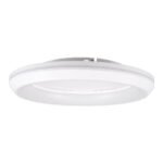 GLOBOSTAR® MELINA 61041 Μοντέρνο Φωτιστικό Οροφής LED 55W 6376lm 120° AC 220-240V IP20 Ρυθμιζόμενο Λευκό CCT με Χειριστήριο από 2700K έως 6000K Dimmable - Lumileds SMD Chip - Λευκό Ματ - Μ48 x Π48 x Υ9cm - 3 Χρόνια Εγγύηση - Image 4
