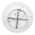 GLOBOSTAR® MELINA 61041 Μοντέρνο Φωτιστικό Οροφής LED 55W 6376lm 120° AC 220-240V IP20 Ρυθμιζόμενο Λευκό CCT με Χειριστήριο από 2700K έως 6000K Dimmable - Lumileds SMD Chip - Λευκό Ματ - Μ48 x Π48 x Υ9cm - 3 Χρόνια Εγγύηση - Image 7
