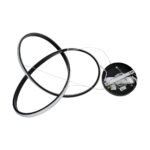 GLOBOSTAR® DEXTER 61049 Μοντέρνο Κρεμαστό Φωτιστικό Οροφής LED 72W 8064lm 300° AC 220-240V IP20 Ρυθμιζόμενο Λευκό CCT με Χειριστήριο από 2700K έως 6000K Dimmable - Lumileds SMD Chip - Μαύρο Ματ - Μ56 x Π56 x Υ14cm - 3 Χρόνια Εγγύηση - Image 7