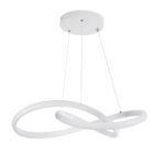 GLOBOSTAR® DEXTER 61050 Μοντέρνο Κρεμαστό Φωτιστικό Οροφής LED 72W 8064lm 300° AC 220-240V IP20 Ρυθμιζόμενο Λευκό CCT με Χειριστήριο από 2700K έως 6000K Dimmable - Lumileds SMD Chip - Λευκό Ματ - Μ56 x Π56 x Υ14cm - 3 Χρόνια Εγγύηση - Image 3