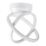 GLOBOSTAR® AMELIA 61053 Μοντέρνο Φωτιστικό Οροφής LED 20W 2400lm 300° AC 220-240V IP20 Ρυθμιζόμενο Λευκό CCT με On/Off 2700K/4500K/6000K - Lumileds SMD Chip - Λευκό Ματ - Μ24.5 x Π16 x Υ25cm - 3 Χρόνια Εγγύηση - Image 3