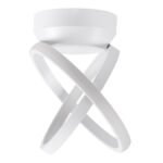 GLOBOSTAR® AMELIA 61053 Μοντέρνο Φωτιστικό Οροφής LED 20W 2400lm 300° AC 220-240V IP20 Ρυθμιζόμενο Λευκό CCT με On/Off 2700K/4500K/6000K - Lumileds SMD Chip - Λευκό Ματ - Μ24.5 x Π16 x Υ25cm - 3 Χρόνια Εγγύηση - Image 5