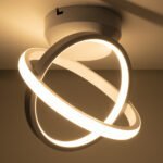 GLOBOSTAR® AMELIA 61053 Μοντέρνο Φωτιστικό Οροφής LED 20W 2400lm 300° AC 220-240V IP20 Ρυθμιζόμενο Λευκό CCT με On/Off 2700K/4500K/6000K - Lumileds SMD Chip - Λευκό Ματ - Μ24.5 x Π16 x Υ25cm - 3 Χρόνια Εγγύηση - Image 6