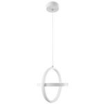 GLOBOSTAR® ALICE 61056 Μοντέρνο Κρεμαστό Φωτιστικό Οροφής LED 20W 2400lm 300° AC 220-240V IP20 Ρυθμιζόμενο Λευκό CCT με On/Off 2700K/4500K/6000K - Lumileds SMD Chip - Λευκό Ματ - Μ25 x Π22 x Υ25cm - 3 Χρόνια Εγγύηση - Image 5