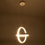 GLOBOSTAR® ALICE 61056 Μοντέρνο Κρεμαστό Φωτιστικό Οροφής LED 20W 2400lm 300° AC 220-240V IP20 Ρυθμιζόμενο Λευκό CCT με On/Off 2700K/4500K/6000K - Lumileds SMD Chip - Λευκό Ματ - Μ25 x Π22 x Υ25cm - 3 Χρόνια Εγγύηση - Image 9