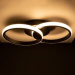 GLOBOSTAR® CORA 61058 Μοντέρνο Φωτιστικό Οροφής LED 18W 2160lm 300° AC 220-240V IP20 Ρυθμιζόμενο Λευκό CCT με On/Off 2700K/4500K/6000K - Lumileds SMD Chip - Μαύρο Ματ - Μ36 x Π20.5 x Υ7cm - 3 Χρόνια Εγγύηση - Image 6