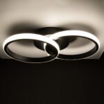 GLOBOSTAR® CORA 61058 Μοντέρνο Φωτιστικό Οροφής LED 18W 2160lm 300° AC 220-240V IP20 Ρυθμιζόμενο Λευκό CCT με On/Off 2700K/4500K/6000K - Lumileds SMD Chip - Μαύρο Ματ - Μ36 x Π20.5 x Υ7cm - 3 Χρόνια Εγγύηση - Image 7