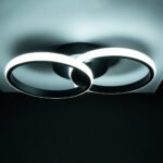 GLOBOSTAR® CORA 61058 Μοντέρνο Φωτιστικό Οροφής LED 18W 2160lm 300° AC 220-240V IP20 Ρυθμιζόμενο Λευκό CCT με On/Off 2700K/4500K/6000K - Lumileds SMD Chip - Μαύρο Ματ - Μ36 x Π20.5 x Υ7cm - 3 Χρόνια Εγγύηση - Image 8