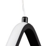 GLOBOSTAR® ROSE 61064 Μοντέρνο Κρεμαστό Φωτιστικό Οροφής LED 22W 2640lm 300° AC 220-240V IP20 Ρυθμιζόμενο Λευκό CCT με On/Off 2700K/4500K/6000K - Lumileds SMD Chip - Μαύρο Ματ - Μ24 x Π22 x Υ24cm - 3 Χρόνια Εγγύηση - Image 8