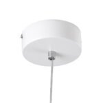 GLOBOSTAR® ROSE 61065 Μοντέρνο Κρεμαστό Φωτιστικό Οροφής LED 22W 2640lm 300° AC 220-240V IP20 Ρυθμιζόμενο Λευκό CCT με On/Off 2700K/4500K/6000K - Lumileds SMD Chip - Λευκό Ματ - Μ24 x Π22 x Υ24cm - 3 Χρόνια Εγγύηση - Image 7