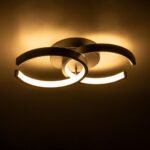 GLOBOSTAR® EVA 61067 Μοντέρνο Φωτιστικό Οροφής LED 16W 1920lm 300° AC 220-240V IP20 Ρυθμιζόμενο Λευκό CCT με On/Off 2700K/4500K/6000K - Lumileds SMD Chip - Μαύρο Ματ - Μ33 x Π21 x Υ7cm - 3 Χρόνια Εγγύηση - Image 6