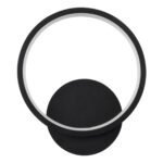 GLOBOSTAR® TED 61070 Μοντέρνο Φωτιστικό Τοίχου - Απλίκα LED 9W 1080lm 300° AC 220-240V IP20 Ρυθμιζόμενο Λευκό CCT με On/Off 2700K/4500K/6000K - Lumileds SMD Chip - Μαύρο Ματ - Μ20 x Π5.5 x Υ23cm - 3 Χρόνια Εγγύηση - Image 4