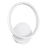 GLOBOSTAR® TED 61071 Μοντέρνο Φωτιστικό Τοίχου - Απλίκα LED 9W 1080lm 300° AC 220-240V IP20 Ρυθμιζόμενο Λευκό CCT με On/Off 2700K/4500K/6000K - Lumileds SMD Chip - Λευκό Ματ - Μ20 x Π5.5 x Υ23cm - 3 Χρόνια Εγγύηση - Image 3