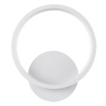 GLOBOSTAR® TED 61071 Μοντέρνο Φωτιστικό Τοίχου - Απλίκα LED 9W 1080lm 300° AC 220-240V IP20 Ρυθμιζόμενο Λευκό CCT με On/Off 2700K/4500K/6000K - Lumileds SMD Chip - Λευκό Ματ - Μ20 x Π5.5 x Υ23cm - 3 Χρόνια Εγγύηση - Image 4
