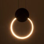 GLOBOSTAR® CYCLOS 61073 Μοντέρνο Κρεμαστό Φωτιστικό Οροφής LED 9W 1080lm 300° AC 220-240V IP20 Ρυθμιζόμενο Λευκό CCT με On/Off 2700K/4500K/6000K - Lumileds SMD Chip - Μαύρο Ματ - Μ21 x Π2.3 x Υ26.5cm - 3 Χρόνια Εγγύηση - Image 9