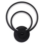 GLOBOSTAR® FREDDIE 61076 Μοντέρνο Φωτιστικό Τοίχου - Απλίκα LED 15W 1800lm 300° AC 220-240V IP20 Ρυθμιζόμενο Λευκό CCT με On/Off 2700K/4500K/6000K - Lumileds SMD Chip - Μαύρο Ματ - Μ20 x Π7.5 x Υ25cm - 3 Χρόνια Εγγύηση - Image 4