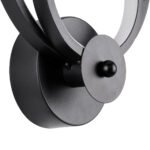 GLOBOSTAR® FREDDIE 61076 Μοντέρνο Φωτιστικό Τοίχου - Απλίκα LED 15W 1800lm 300° AC 220-240V IP20 Ρυθμιζόμενο Λευκό CCT με On/Off 2700K/4500K/6000K - Lumileds SMD Chip - Μαύρο Ματ - Μ20 x Π7.5 x Υ25cm - 3 Χρόνια Εγγύηση - Image 6