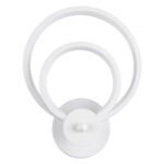 GLOBOSTAR® FREDDIE 61077 Μοντέρνο Φωτιστικό Τοίχου - Απλίκα LED 15W 1800lm 300° AC 220-240V IP20 Ρυθμιζόμενο Λευκό CCT με On/Off 2700K/4500K/6000K - Lumileds SMD Chip - Λευκό Ματ - Μ20 x Π7.5 x Υ25cm - 3 Χρόνια Εγγύηση - Image 4