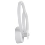 GLOBOSTAR® FREDDIE 61077 Μοντέρνο Φωτιστικό Τοίχου - Απλίκα LED 15W 1800lm 300° AC 220-240V IP20 Ρυθμιζόμενο Λευκό CCT με On/Off 2700K/4500K/6000K - Lumileds SMD Chip - Λευκό Ματ - Μ20 x Π7.5 x Υ25cm - 3 Χρόνια Εγγύηση - Image 5