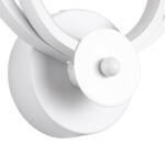 GLOBOSTAR® FREDDIE 61077 Μοντέρνο Φωτιστικό Τοίχου - Απλίκα LED 15W 1800lm 300° AC 220-240V IP20 Ρυθμιζόμενο Λευκό CCT με On/Off 2700K/4500K/6000K - Lumileds SMD Chip - Λευκό Ματ - Μ20 x Π7.5 x Υ25cm - 3 Χρόνια Εγγύηση - Image 6