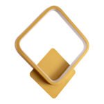 GLOBOSTAR® LENA 61081 Μοντέρνο Φωτιστικό Τοίχου - Απλίκα LED 12W 1440lm 300° AC 220-240V IP20 Ρυθμιζόμενο Λευκό CCT με On/Off 2700K/4500K/6000K - Lumileds SMD Chip - Χρυσό Βούρτσας - Μ25 x Π5.5 x Υ29.5cm - 3 Χρόνια Εγγύηση - Image 3