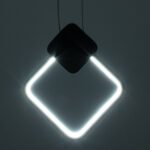 GLOBOSTAR® MARY 61082 Μοντέρνο Κρεμαστό Φωτιστικό Οροφής LED 12W 1440lm 300° AC 220-240V IP20 Ρυθμιζόμενο Λευκό CCT με On/Off 2700K/4500K/6000K - Lumileds SMD Chip - Μαύρο - Μ20 x Π2.3 x Υ28.5cm - 3 Χρόνια Εγγύηση - Image 11