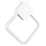 GLOBOSTAR® MARY 61083 Μοντέρνο Κρεμαστό Φωτιστικό Οροφής LED 12W 1440lm 300° AC 220-240V IP20 Ρυθμιζόμενο Λευκό CCT με On/Off 2700K/4500K/6000K - Lumileds SMD Chip - Λευκό - Μ20 x Π2.3 x Υ28.5cm - 3 Χρόνια Εγγύηση - Image 3