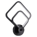 GLOBOSTAR® ANNA 61085 Μοντέρνο Φωτιστικό Τοίχου - Απλίκα LED 15W 1800lm 300° AC 220-240V IP20 Ρυθμιζόμενο Λευκό CCT με On/Off 2700K/4500K/6000K - Lumileds SMD Chip - Μαύρο Ματ - Μ25 x Π8 x Υ30cm - 3 Χρόνια Εγγύηση - Image 3