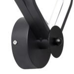 GLOBOSTAR® ANNA 61085 Μοντέρνο Φωτιστικό Τοίχου - Απλίκα LED 15W 1800lm 300° AC 220-240V IP20 Ρυθμιζόμενο Λευκό CCT με On/Off 2700K/4500K/6000K - Lumileds SMD Chip - Μαύρο Ματ - Μ25 x Π8 x Υ30cm - 3 Χρόνια Εγγύηση - Image 6