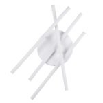 GLOBOSTAR® DRACO 61096 Μοντέρνο Φωτιστικό Οροφής LED 60W 7380lm 120° AC 220-240V IP20 Ρυθμιζόμενο Λευκό CCT με Χειριστήριο από 2700K έως 6000K Dimmable - Lumileds SMD Chip - Λευκό Ματ - Μ60 x Π60 x Υ11cm - 3 Χρόνια Εγγύηση - Image 5