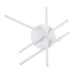 GLOBOSTAR® DRACO 61096 Μοντέρνο Φωτιστικό Οροφής LED 60W 7380lm 120° AC 220-240V IP20 Ρυθμιζόμενο Λευκό CCT με Χειριστήριο από 2700K έως 6000K Dimmable - Lumileds SMD Chip - Λευκό Ματ - Μ60 x Π60 x Υ11cm - 3 Χρόνια Εγγύηση - Image 6