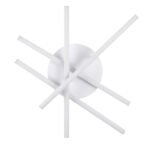 GLOBOSTAR® DRACO 61096 Μοντέρνο Φωτιστικό Οροφής LED 60W 7380lm 120° AC 220-240V IP20 Ρυθμιζόμενο Λευκό CCT με Χειριστήριο από 2700K έως 6000K Dimmable - Lumileds SMD Chip - Λευκό Ματ - Μ60 x Π60 x Υ11cm - 3 Χρόνια Εγγύηση - Image 7