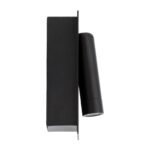 GLOBOSTAR® MANHATTAN 61097 Μοντέρνο Φωτιστικό Τοίχου - Απλίκα Ξενοδοχείου Reading Light LED 3W 405lm 36° AC 220-240V IP20 Φυσικό Λευκό 4500K - Bridgelux COB Chip & TÜV SÜD Driver - Μαύρο - Μ7 x Π7 x Υ17cm - 3 Χρόνια Εγγύηση - Image 5