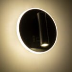 GLOBOSTAR® JERSEY 61103 Μοντέρνο Φωτιστικό Τοίχου - Απλίκα Ξενοδοχείου Reading Light με Φορτιστή USB 3A LED 10W 1380lm 36° & 360° AC 220-240V IP20 Φυσικό Λευκό 4500K - Bridgelux SMD Chip & TÜV SÜD Driver - Νίκελ Βούρτσας - Μ14.5 x Π14.5 x Υ6cm - 3 Χρόνια Εγγύηση - Image 9