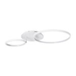 GLOBOSTAR® NEMESIS 61106 Μοντέρνο Φωτιστικό Οροφής LED 67W 7573lm 360° AC 220-240V IP20 Ρυθμιζόμενο Λευκό CCT με Χειριστήριο από 2700K έως 6000K Dimmable - Lumileds SMD Chip - Λευκό Ματ - Μ84 x Π45 x Υ13cm - 3 Χρόνια Εγγύηση - Image 6