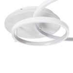 GLOBOSTAR® NEMESIS 61106 Μοντέρνο Φωτιστικό Οροφής LED 67W 7573lm 360° AC 220-240V IP20 Ρυθμιζόμενο Λευκό CCT με Χειριστήριο από 2700K έως 6000K Dimmable - Lumileds SMD Chip - Λευκό Ματ - Μ84 x Π45 x Υ13cm - 3 Χρόνια Εγγύηση - Image 9