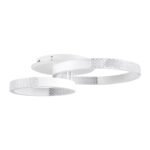 GLOBOSTAR® DIAMOND 61112 Μοντέρνο Φωτιστικό Οροφής LED 67W 8078lm 360° AC 220-240V IP20 Ρυθμιζόμενο Λευκό CCT με Χειριστήριο από 2700K έως 6000K Dimmable - Lumileds SMD Chip - Λευκό Ματ - Μ60 x Π40 x Υ14cm - 3 Χρόνια Εγγύηση - Image 4