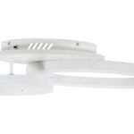 GLOBOSTAR® VENOM 61121 Μοντέρνο Φωτιστικό Οροφής LED 67W 8107lm 360° AC 220-240V IP20 Ρυθμιζόμενο Λευκό CCT με Χειριστήριο από 2700K έως 6000K Dimmable - Lumileds SMD Chip - Λευκό Ματ - Μ60 x Π40 x Υ12.5cm - 3 Χρόνια Εγγύηση - Image 6