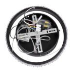 GLOBOSTAR® DIAMOND 61126 Μοντέρνο Κρεμαστό Φωτιστικό Οροφής LED 20W 2356lm 360° AC 220-240V IP20 Ρυθμιζόμενο Λευκό CCT με Χειριστήριο από 2700K έως 6000K Dimmable - Lumileds SMD Chip - Μαύρο Ματ - Μ25 x Π25 x Υ3cm - 3 Χρόνια Εγγύηση - Image 8