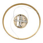 GLOBOSTAR® DIAMOND 61131 Μοντέρνο Κρεμαστό Φωτιστικό Οροφής LED 45W 5230lm 360° AC 220-240V IP20 Ρυθμιζόμενο Λευκό CCT με Χειριστήριο από 2700K έως 6000K Dimmable - Lumileds SMD Chip - Χρυσό Βούρτσας - Μ60 x Π60 x Υ3cm - 3 Χρόνια Εγγύηση - Image 8