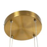 GLOBOSTAR® DIAMOND TETRA 61149 Μοντέρνο Κρεμαστό Φωτιστικό Οροφής LED 150W 18379lm 360° AC 220-240V IP20 Ρυθμιζόμενο Λευκό CCT με Χειριστήριο από 2700K έως 6000K Dimmable - Lumileds SMD Chip - Χρυσό Βούρτσας - Μ150 x Π150 x Υ60cm - 3 Χρόνια Εγγύηση - Image 7